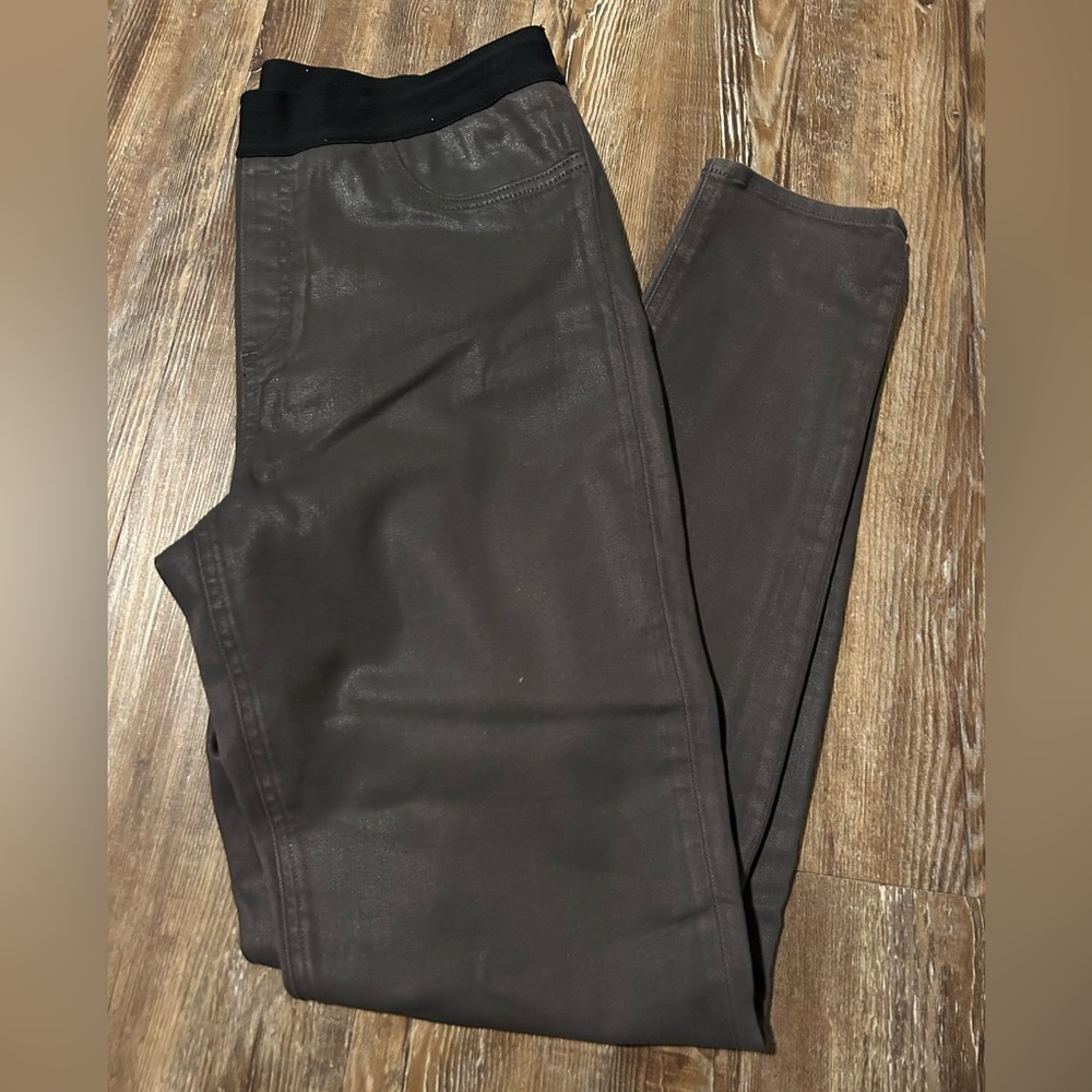 Grey/Metalic Skinny Jean